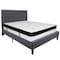 Flash Furniture Queen Platform Bed Set, Gray SL-BMF-31-GG - alternate 4